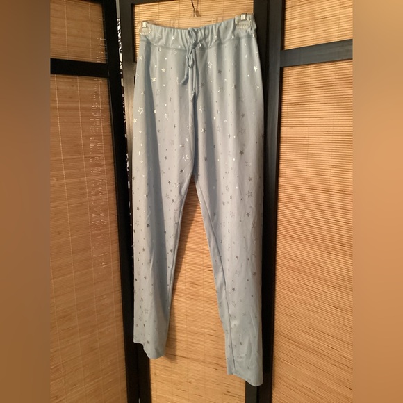 Vintage Y2K Starry Blue Lounge Pants Sz S Pajama Pants EUC pj’s - Picture 3 of 5